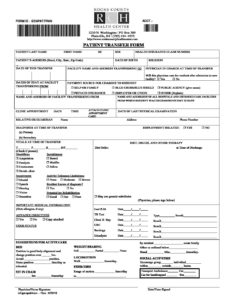 Patient Transfer Form - Krhop