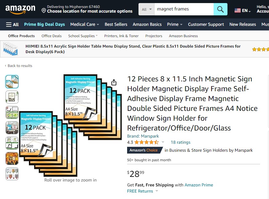 Display Frames KRHOP